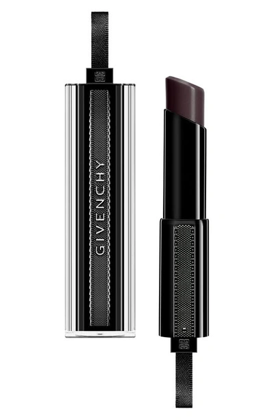 Givenchy Rouge Interdit Vinyl Lipstick, Noir R&eacute;v&eacute;lateur (black) In Purple