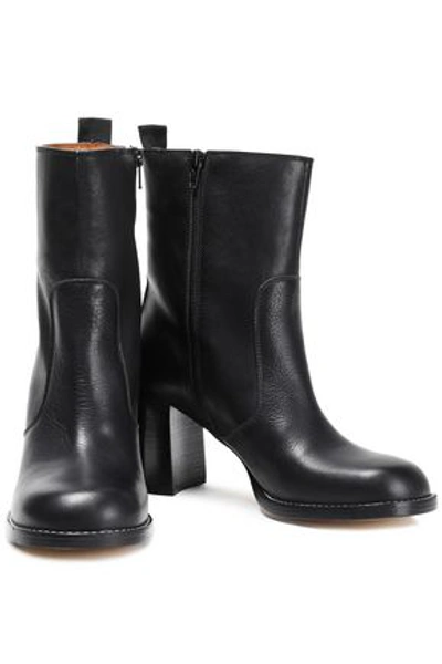 Joseph Leather Ankle Boots In Black