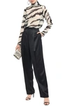 JOSEPH RISKA PLEATED SILK-SATIN WIDE-LEG PANTS,3074457345620685179