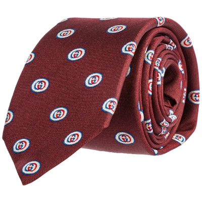 Gucci Men's Silk Tie Necktie In Red