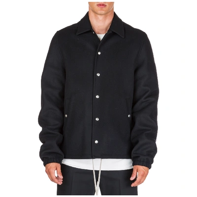 Rick Owens Men's Outerwear Jacket Blouson In Black