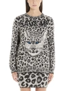 ALBERTA FERRETTI ALBERTA FERRETTI SAVE ME LEOPARD KNITTED SWEATER