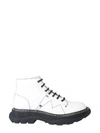 ALEXANDER MCQUEEN ALEXANDER MCQUEEN LACE UP ANKLE BOOTS