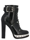 ALEXANDER MCQUEEN ALEXANDER MCQUEEN STUDDED BUCKLED ANKLE BOOTS