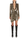 ALEXANDRE VAUTHIER ALEXANDRE VAUTHIER ASYMMETRIC PLUNGING SEQUINS DRESS