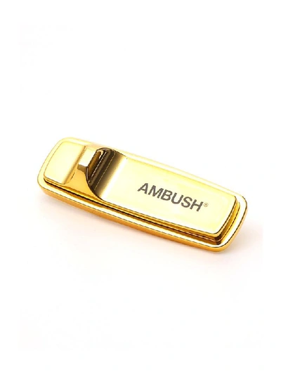 Ambush Men's Gold Metallic Fibers Pin