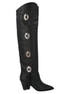 AQUAZZURA AQUAZZURA GO WEST EMBELLISHED KNEE HIGH BOOTS