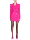 ATTICO ATTICO FLORAL BUTTONED BLAZER DRESS