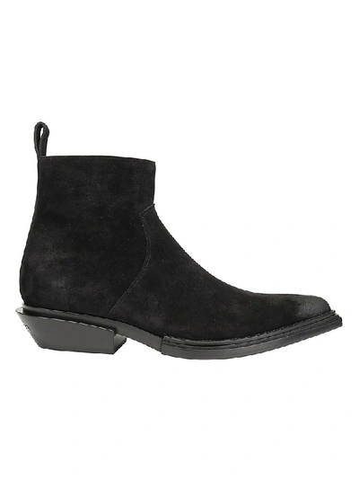 Balenciaga Black Suede Boots