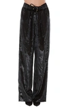 BALMAIN BALMAIN METALLIC EFFECT FLARED TROUSERS