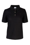 BURBERRY BURBERRY LOGO PATCH POLO SHIRT