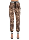 DOLCE & GABBANA DOLCE & GABBANA ANIMALIER PRINT SWEATPANTS