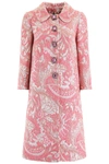 DOLCE & GABBANA DOLCE & GABBANA FLORAL JACQUARD COAT