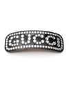 GUCCI GUCCI LOGO CRYSTAL EMBELLISHED HAIR CLIP