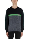 KENZO KENZO LOGO PATCH COLOUR BLOCK PANEL PULLOVER