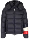 MONCLER MONCLER WILLM STRIPED DETAIL PADDED HOODED JACKET