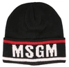 MSGM MSGM LOGO KNITTED BEANIE