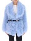 PRADA PRADA BELTED FUR JACKET