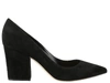 SERGIO ROSSI SERGIO ROSSI POINTED TOE BLOCK HEEL PUMPS