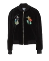 STELLA MCCARTNEY STELLA MCCARTNEY ALL TOGETHER NOW EMBROIDERED BOMBER JACKET