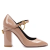 VALENTINO GARAVANI VALENTINO GARAVANI BUCKLE STRAP BLOCK HEEL PUMPS