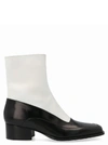 Y/PROJECT Y / PROJECT CONTRASTING PANELLED ANKLE BOOTS