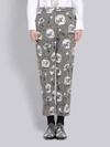 THOM BROWNE THOM BROWNE CARNATION EMBROIDERY MENS FIT TROUSER,FTC337E0584613908697