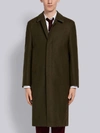 THOM BROWNE THOM BROWNE RELAXED BAL COLLAR OVERCOAT,MOU559A0490013519395