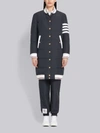Thom Browne 4-bar Down Ripstop Bomber In Blue