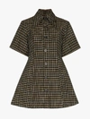 BEAUFILLE BEAUFILLE PIPER CHECKED FLARED SHIRT DRESS,BFFW19D0514083404