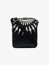 NEIL BARRETT NEIL BARRETT BLACK THUNDERBOLT LEATHER SHOULDER BAG,BBO244AM910914412635