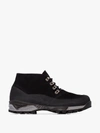 DIEMME DIEMME BLACK ASIAGO SUEDE LEATHER BOOTS,DI1907AS0114126401