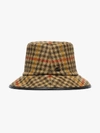 GUCCI BROWN CHECK WOOL BUCKET HAT,5951944HH7214185574