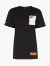 HERON PRESTON HERON PRESTON LOGO PATCH T-SHIRT,HWAA007E19760010048814072181