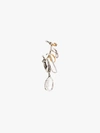 Alexander Mcqueen Crystal-embellished Multi Piece Ear Cuff In Silver