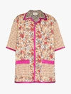 GUCCI OVERSIZED PRINTED QUILTED BOWLING SHIRT,586571ZACM614185475