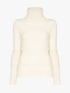 JACQUEMUS JACQUEMUS WHITE LONG SLEEVE KNITTED SWEATER,193KN071938311014084274