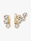 BEAUFILLE BEAUFILLE YELLOW GOLD-PLATED CRYSTAL HOOP EARRINGS,BFFW19E1214147826