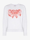 ASHLEY WILLIAMS ASHLEY WILLIAMS POWER NAP PRINT SWEATSHIRT,AWAW19119GREY14025542