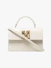 OFF-WHITE OFF-WHITE CREAM JITNEY 1.4 LEATHER TOTE BAG,OWNA092F19719050050014020618