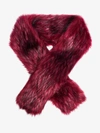 GUCCI RED FAUX FUR SCARF,5959023GE2414477618