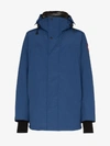 CANADA GOOSE BLUE SANFORD PADDED PARKA JACKET,3400MBLUE14156012