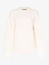 HAIDER ACKERMANN HAIDER ACKERMANN PANELLED KNIT WOOL SWEATER,194660425000114028370