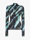 HOUSE OF HOLLAND HOUSE OF HOLLAND TIE-DYE LONG SLEEVE TOP,AW19W033114143817
