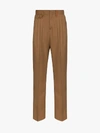 BURBERRY BURBERRY TAILORED MID-RISE WOOL TROUSERS,455825914450258