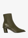 REIKE NEN REIKE NEN GREEN STITCHED 60 LEATHER CHELSEA BOOTS,RK4SH04214160129