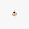FOUNDRAE 18K YELLOW GOLD AETHER MINIATURE GEMSTONE MEDALLION CHARM,CM40Aether14071788