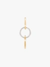 CHARLOTTE CHESNAIS GOLD VERMEIL AND STERLING SILVER THREE LOVERS EARRING,19BO075VEAR13892132