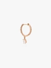 Anita Ko Huggies 18-karat Rose Gold Diamond Single Hoop Earring In Rose Gold
