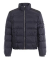 PRADA SEMI GLOSSY NAVY NYLON PUFFER JACKET,c2e31622-f417-9dad-95b6-7a9bb6b49267